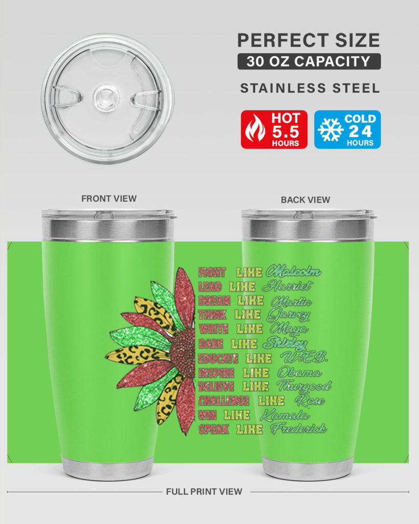 Juneteenth Sunflower Design 17#- Juneteenth- tumbler