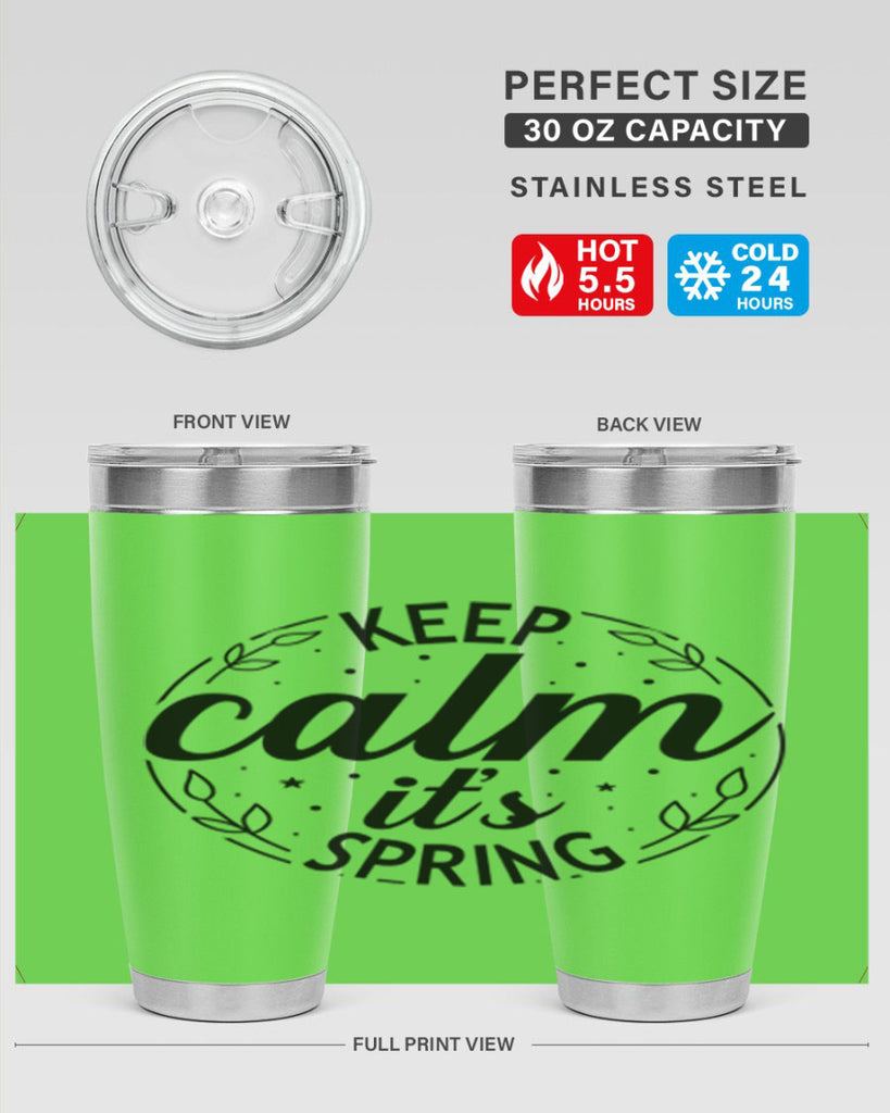 Keep calm its spring  294#- spring- Tumbler