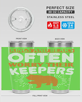 Kings and Bears often worry their Keepers 66#- Bears- Tumbler