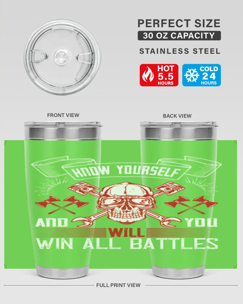 Know yourself and you will win all battles Style 25#- coaching- tumbler