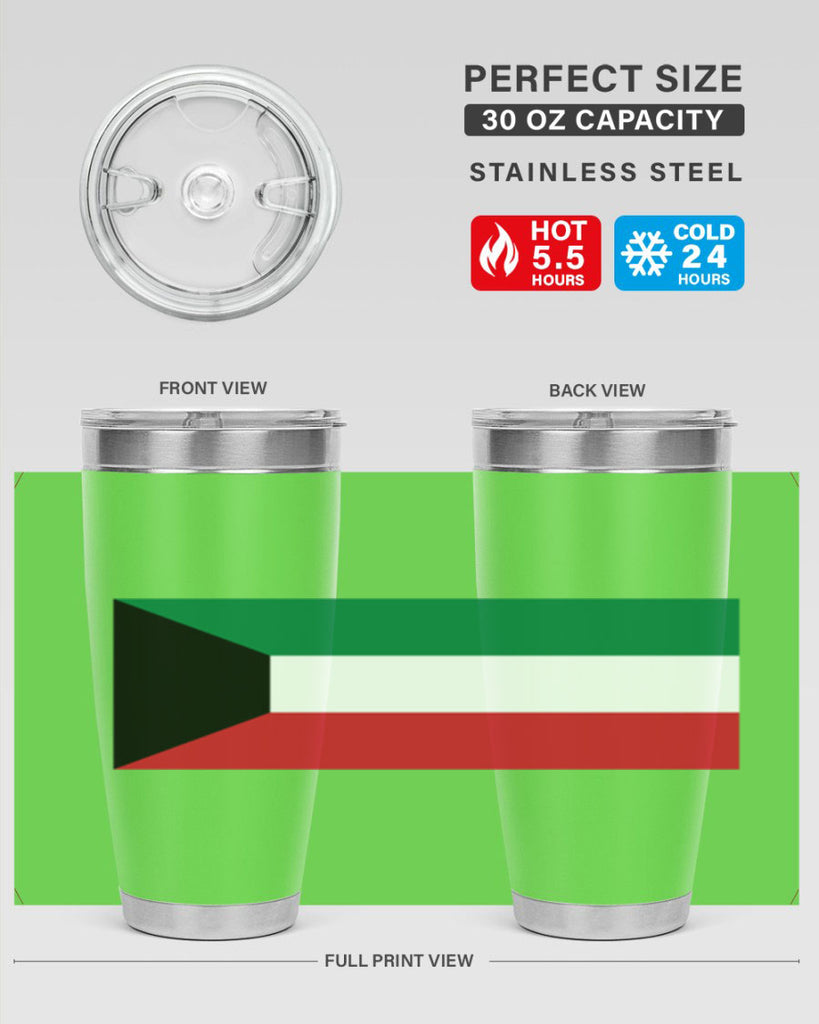 Kuwait 107#- world flags- Tumbler