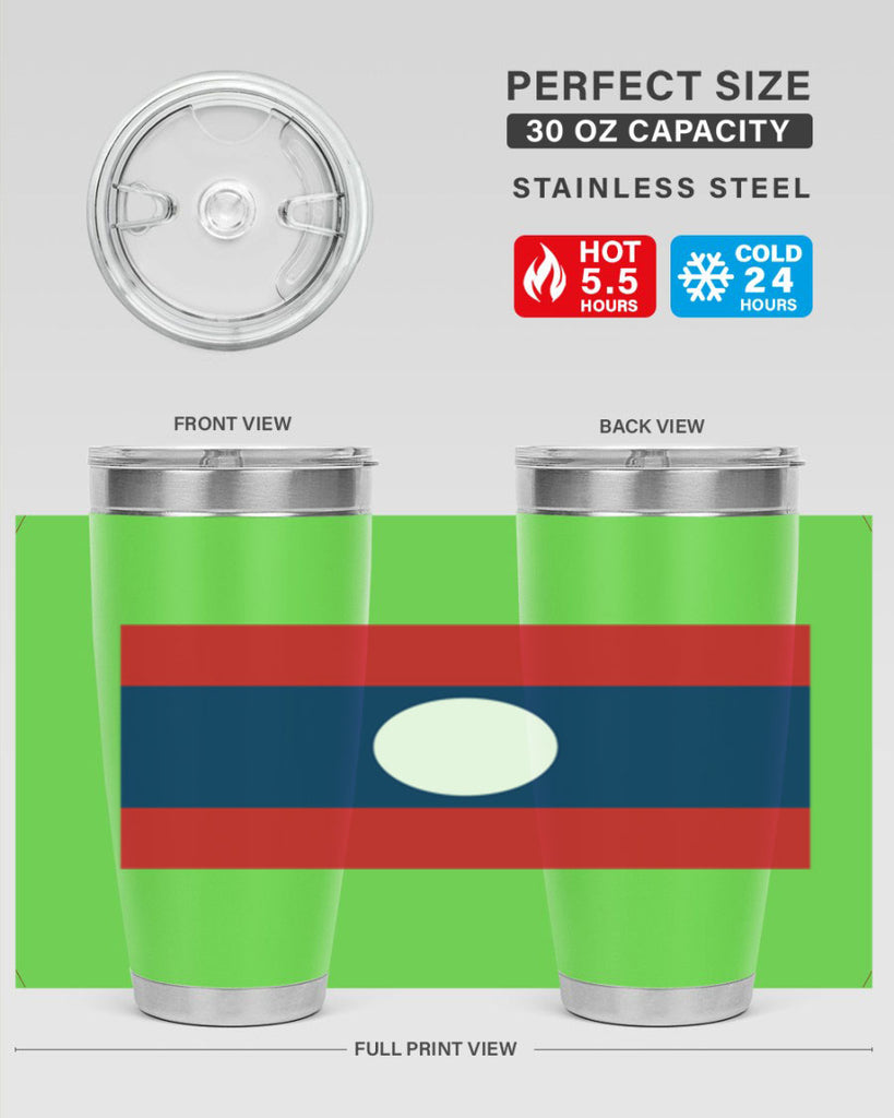 Laos 105#- world flags- Tumbler