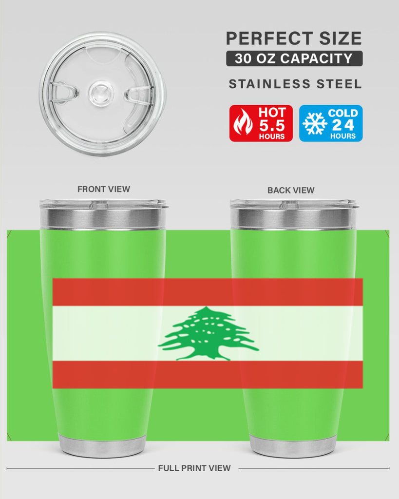 Lebanon 103#- world flags- Tumbler