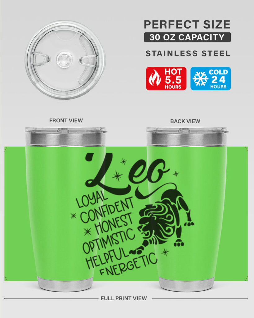 Leo 282#- zodiac- Tumbler