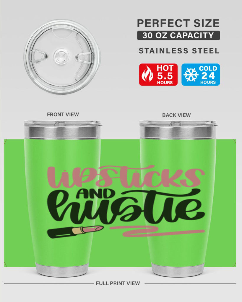 Lipstick And Hustie Style 59#- make up- Tumbler