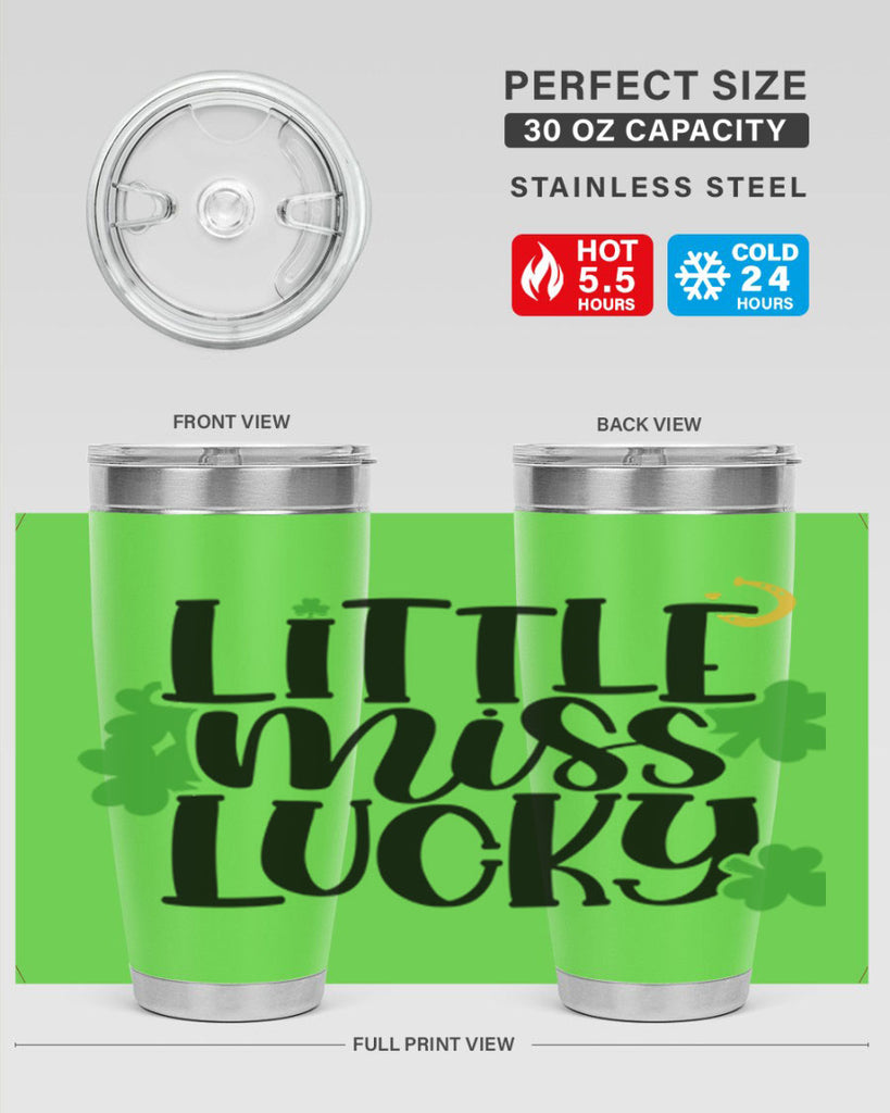 Little Miss Lucky Style 68#- St Patricks Day- Tumbler