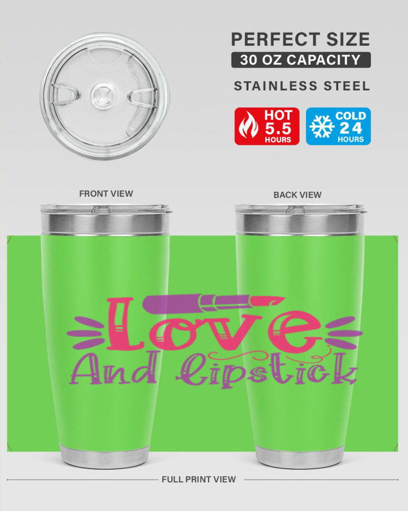 Love And Lipstick Style 225#- make up- Tumbler