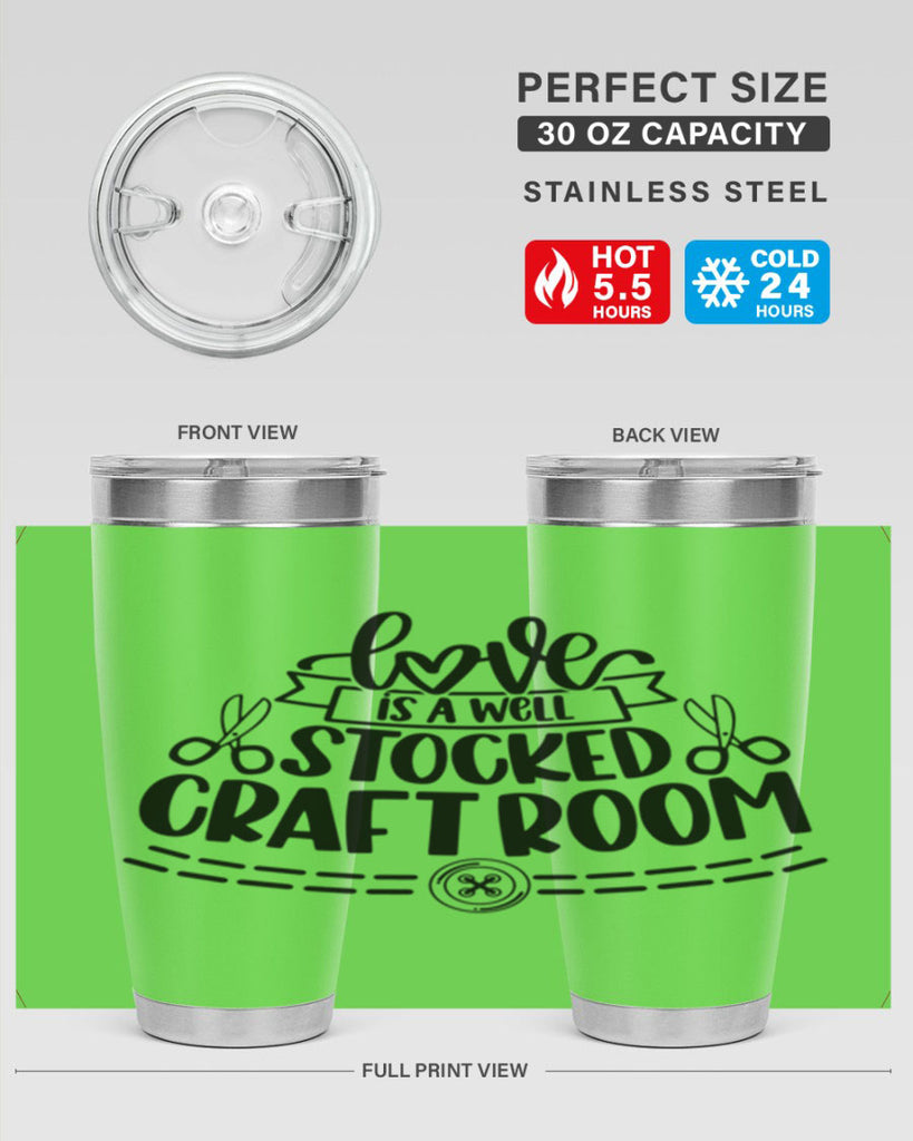 Love Is A Well Stocked 13#- crafting- Tumbler