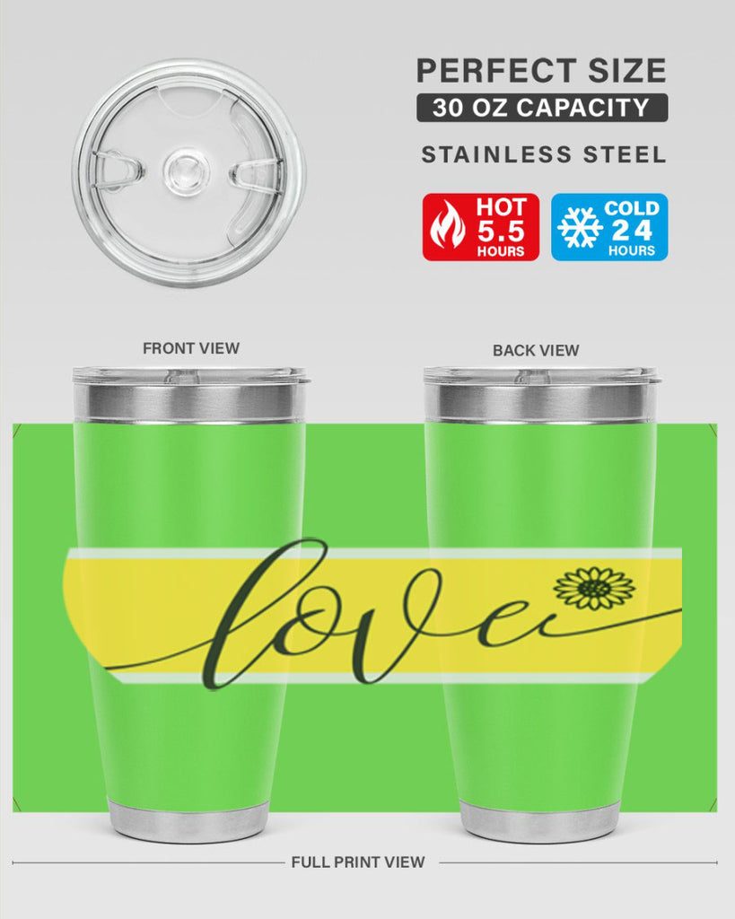 Love and daisy327#- spring- Tumbler