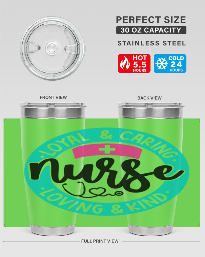 Loyal Caring Nurse Loving Kind Style Style 133#- nurse- tumbler