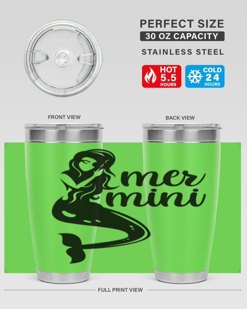 Mer mini 352#- mermaid- Tumbler