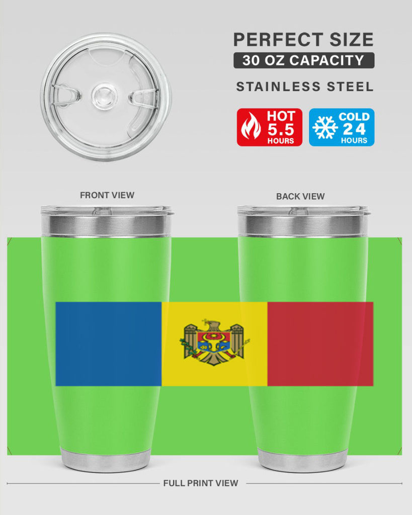 Moldova 85#- world flags- Tumbler
