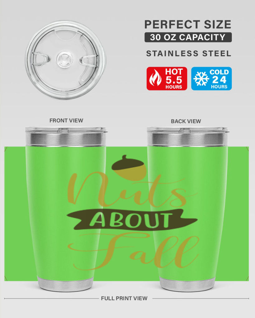 Nuts About Fall 442#- fall- Tumbler