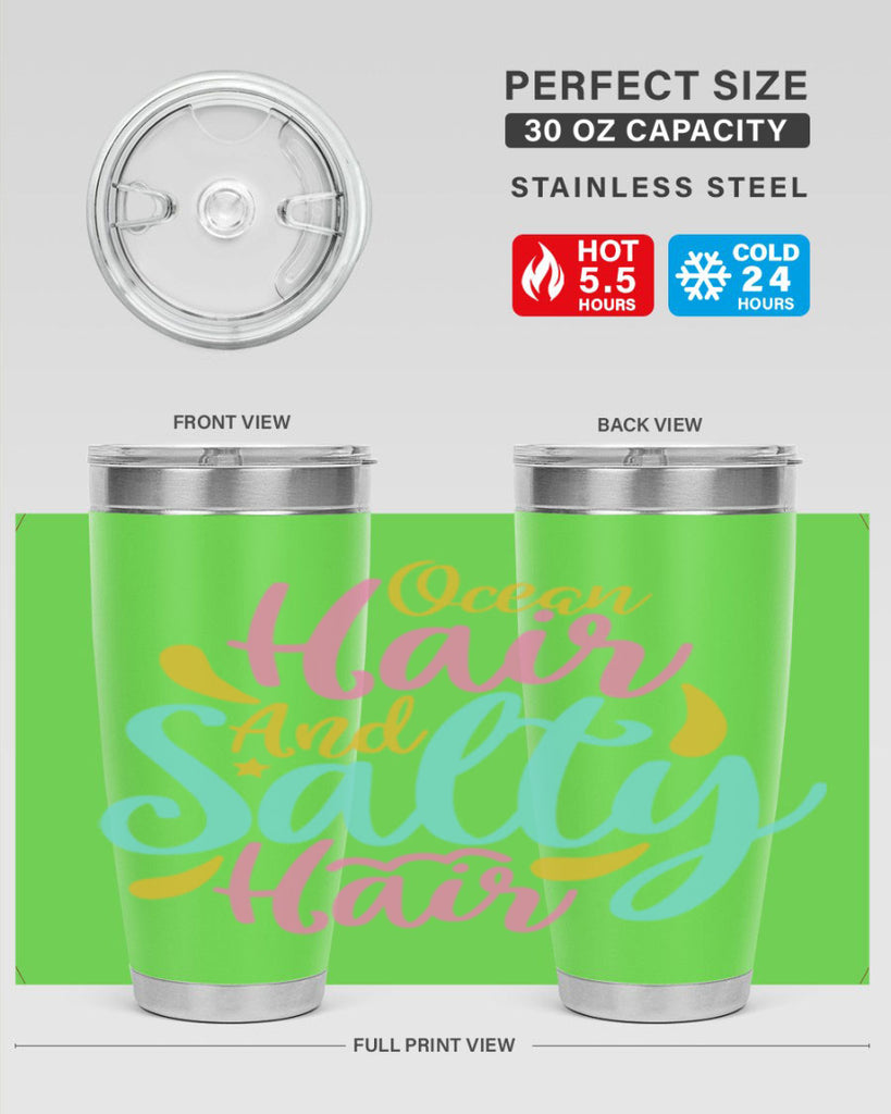 OCEAN HAIR SALTY HAIR Style 60#- summer- Tumbler