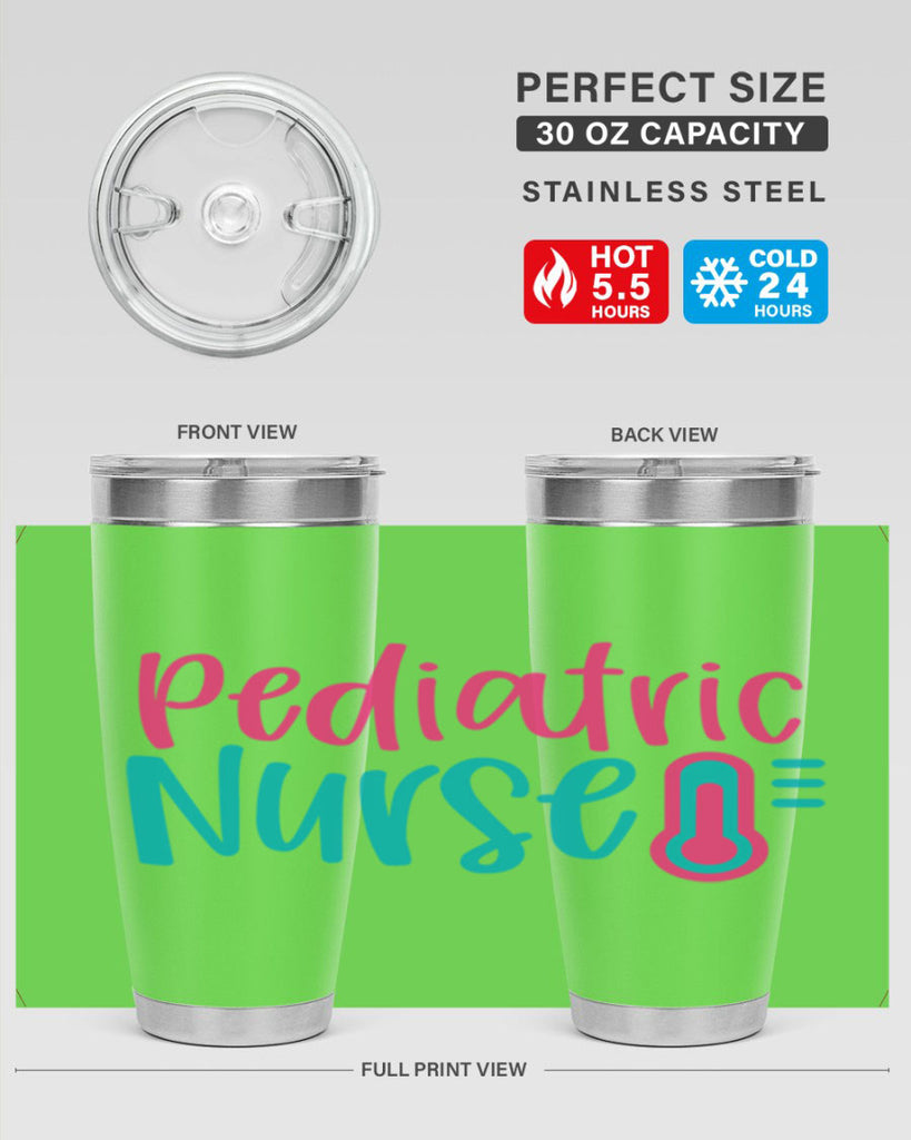 Pediatric Nurse Style 357#- nurse- tumbler