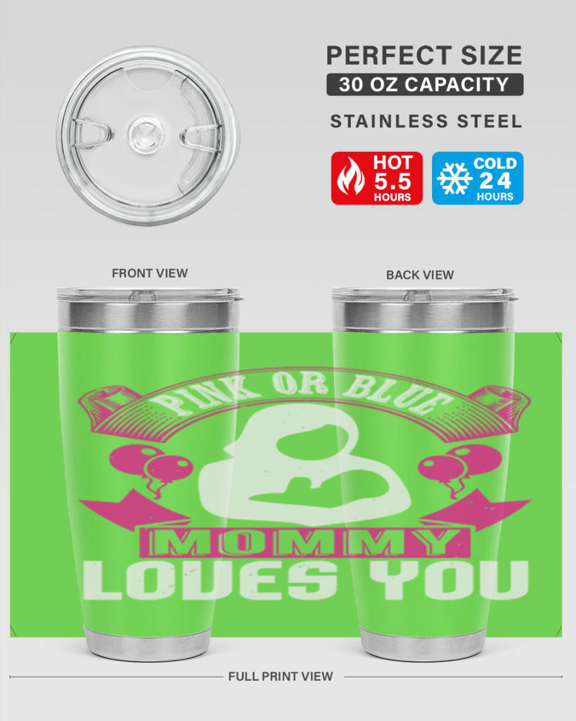 Pink or Blue Monny Loves You Style 178#- baby- tumbler