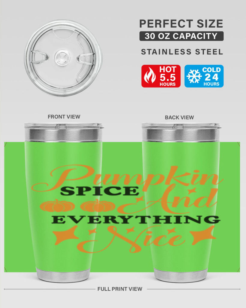 Pumpkin Spice And Everything Nice 541#- fall- Tumbler