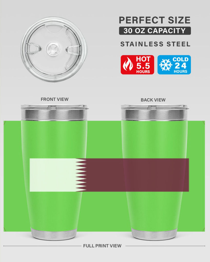 Qatar 56#- world flags- Tumbler