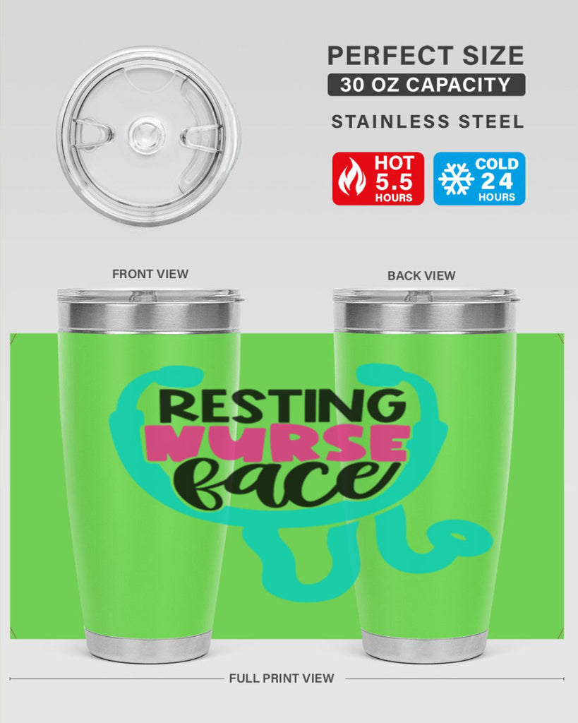 Resting Nurse Face Style Style 57#- nurse- tumbler