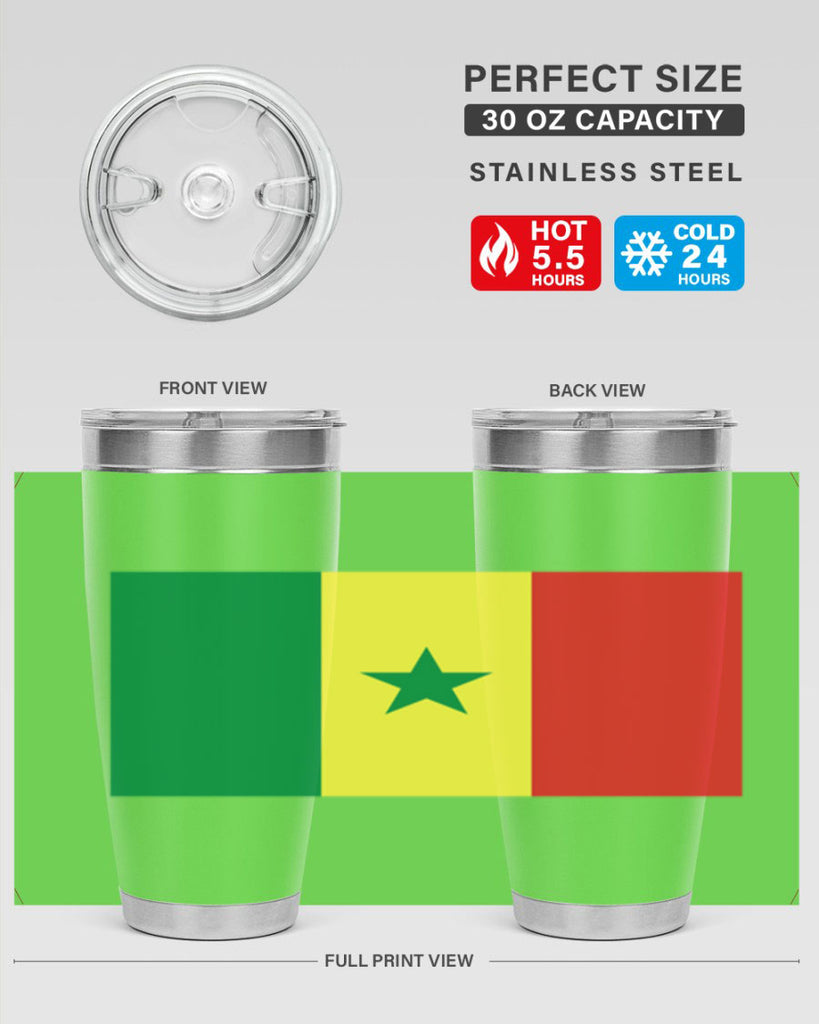 Senegal 45#- world flags- Tumbler