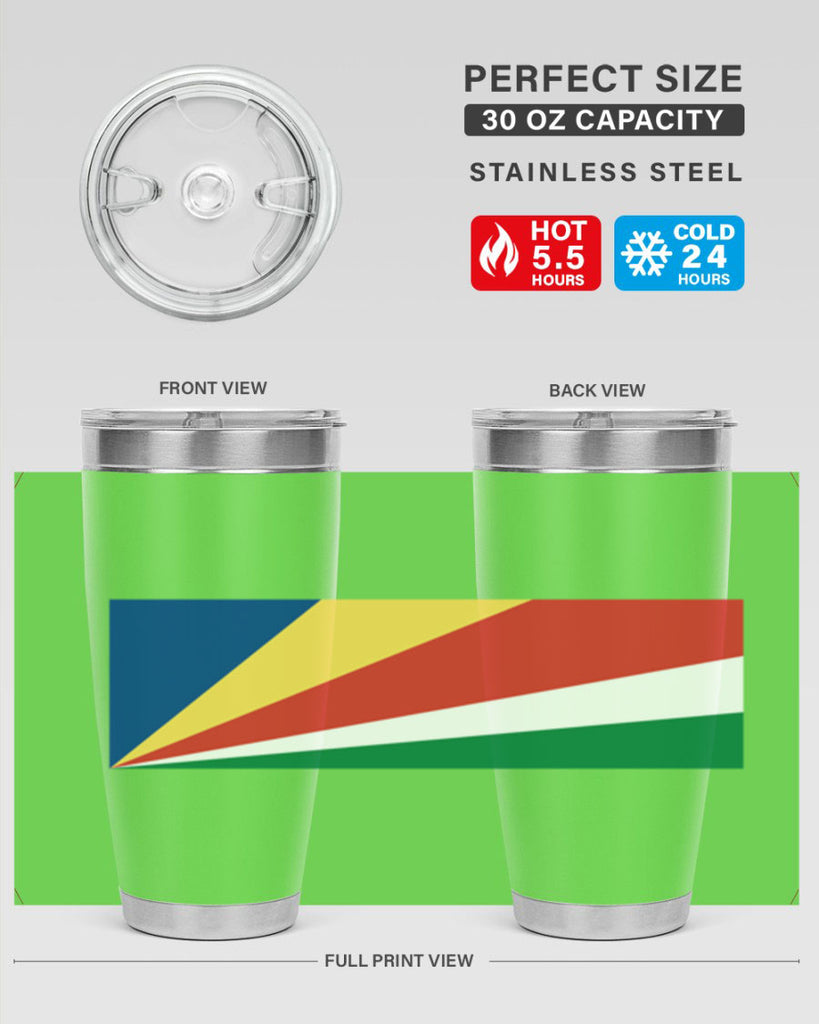 Seychelles 43#- world flags- Tumbler