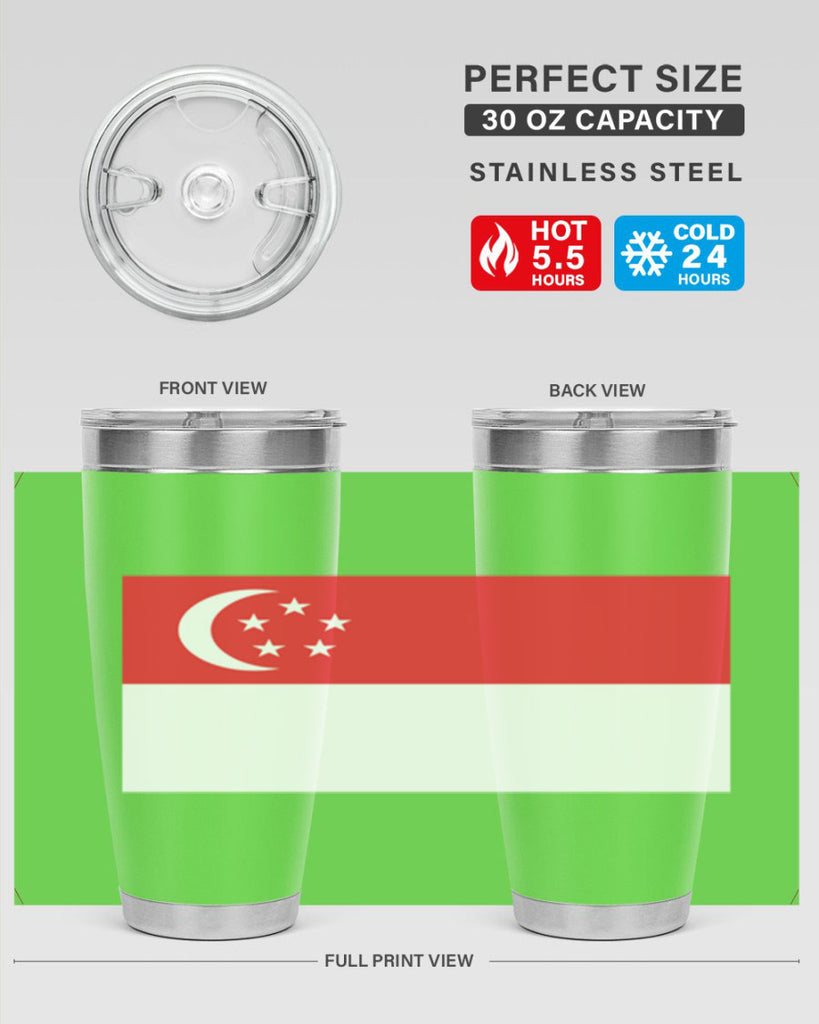 Singapore 41#- world flags- Tumbler