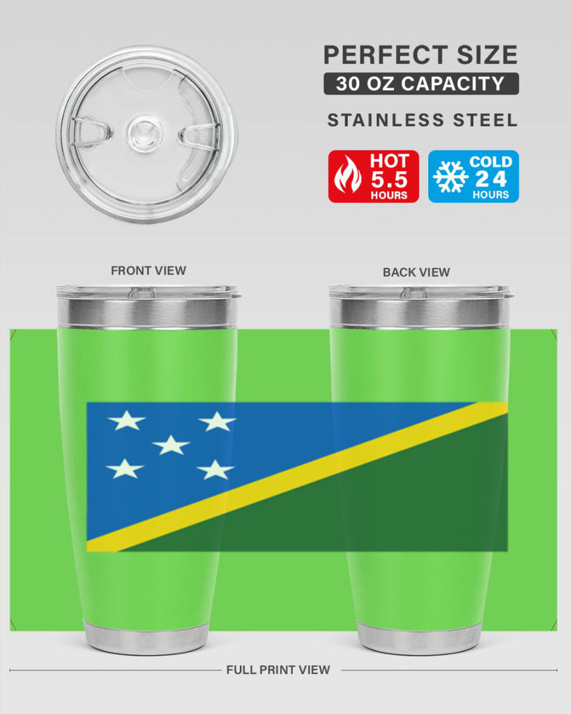 Solomon Islands 38#- world flags- Tumbler