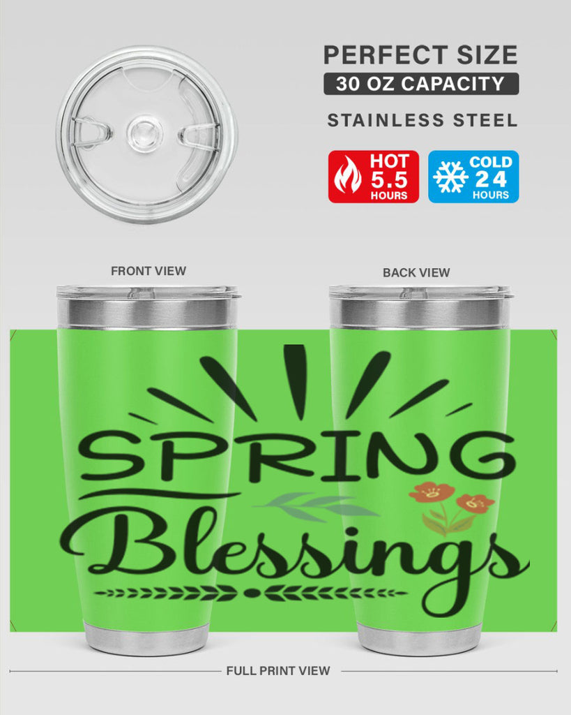 Spring Blessings  482#- spring- Tumbler