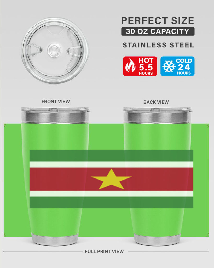 Suriname 30#- world flags- Tumbler
