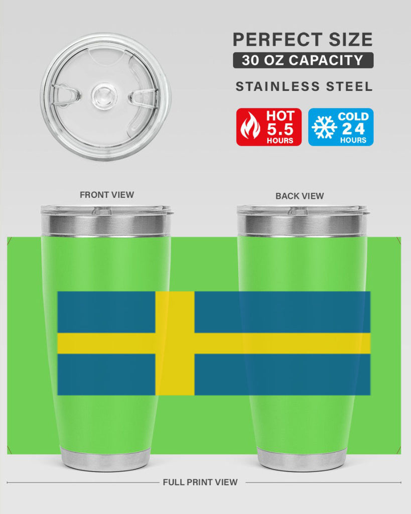 Sweden 29#- world flags- Tumbler