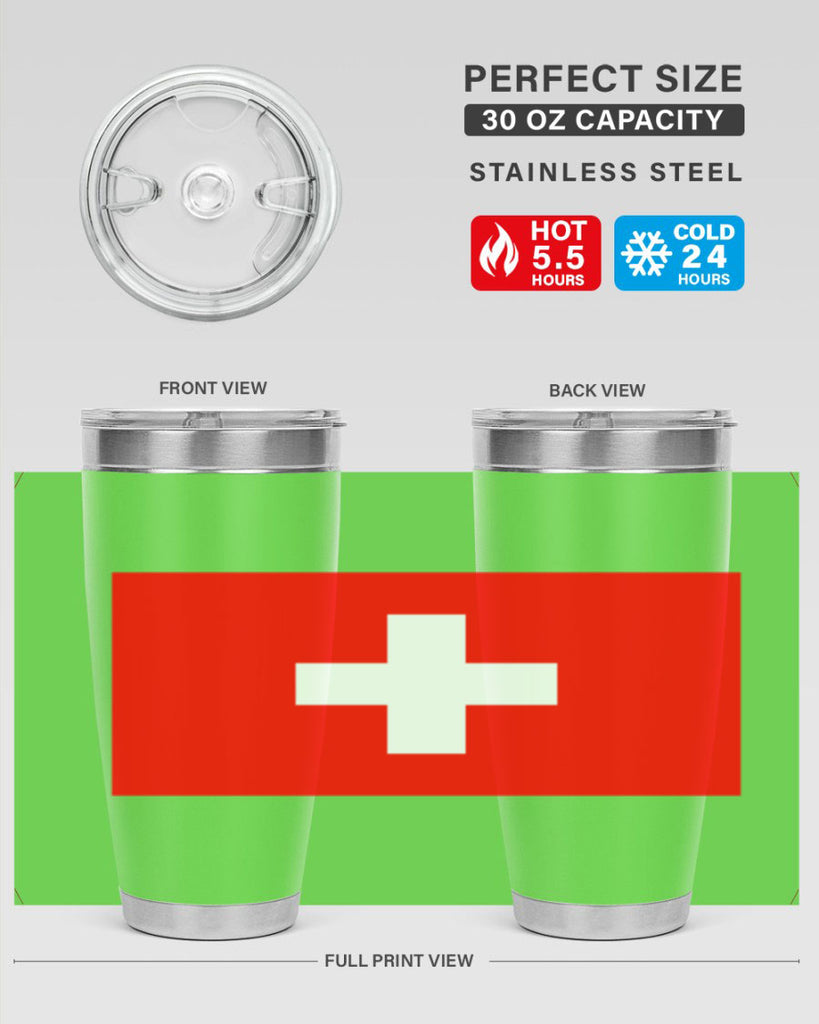 Switzerland 28#- world flags- Tumbler