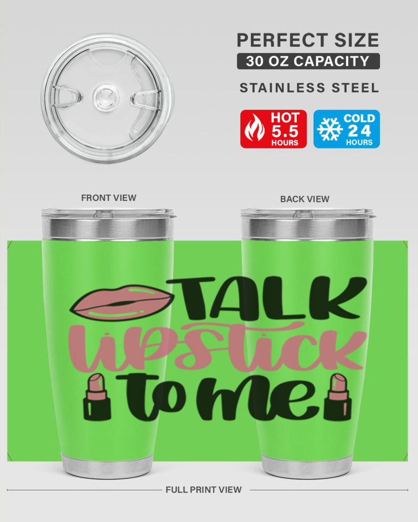 Talk Lipstick To Me Style 15#- make up- Tumbler