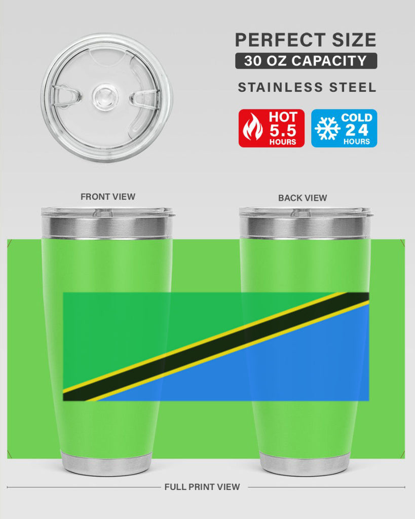 Tanzania 24#- world flags- Tumbler