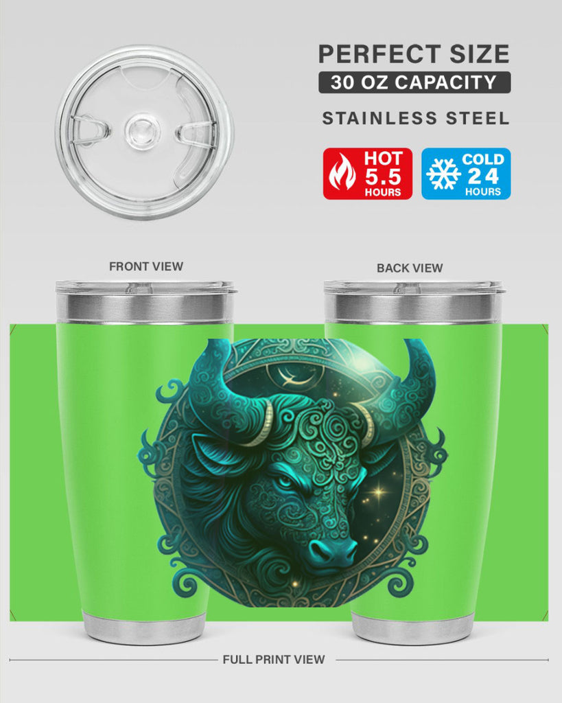 Taurus 485#- zodiac- Tumbler