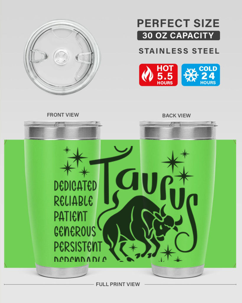 Taurus 486#- zodiac- Tumbler