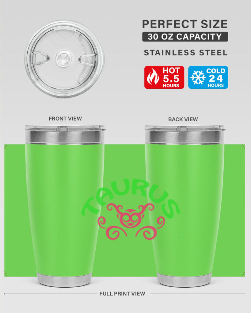 Taurus 493#- zodiac- Tumbler