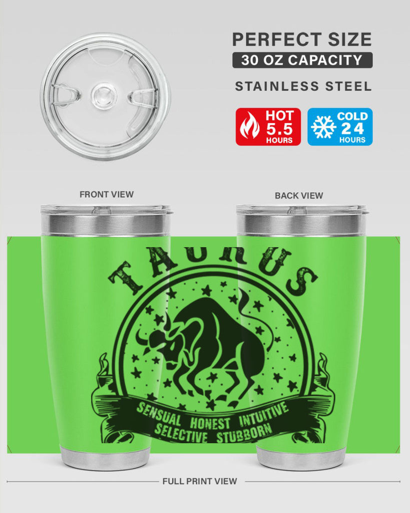 Taurus 5#- zodiac- Tumbler