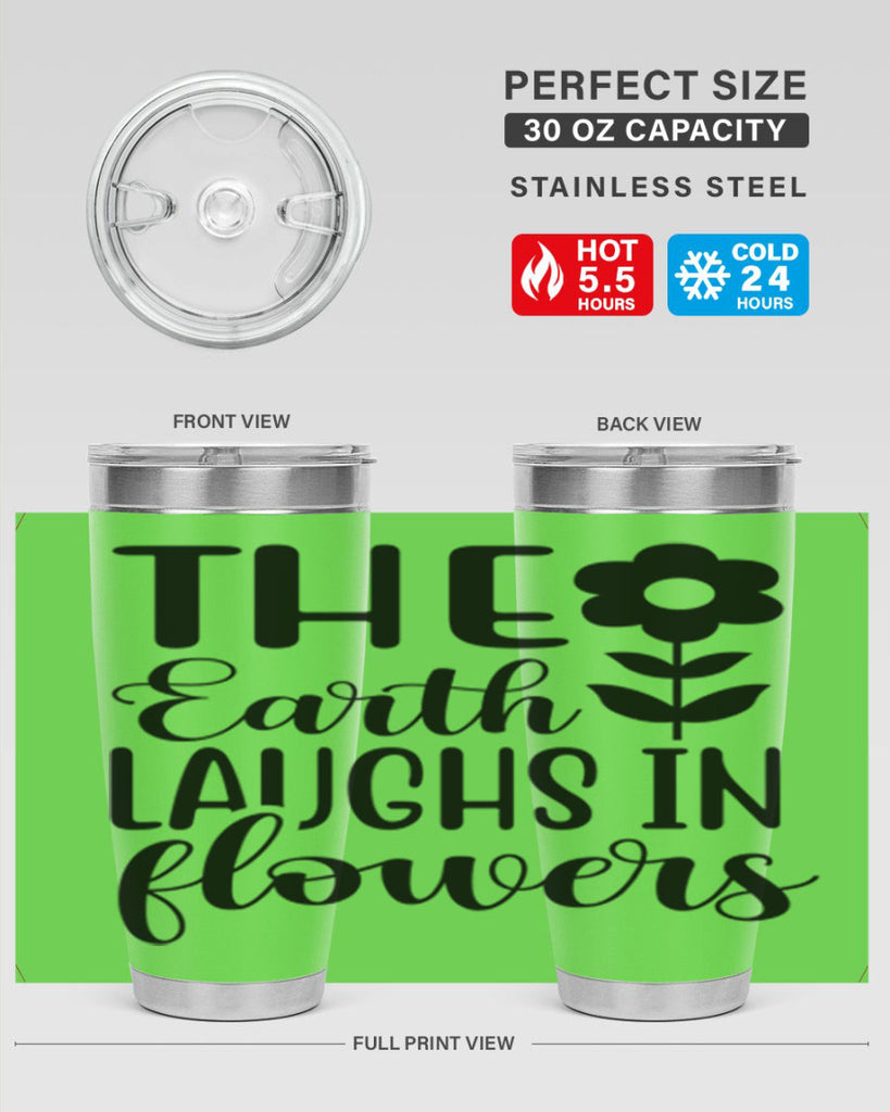 The earth laughs in flowers 548#- spring- Tumbler