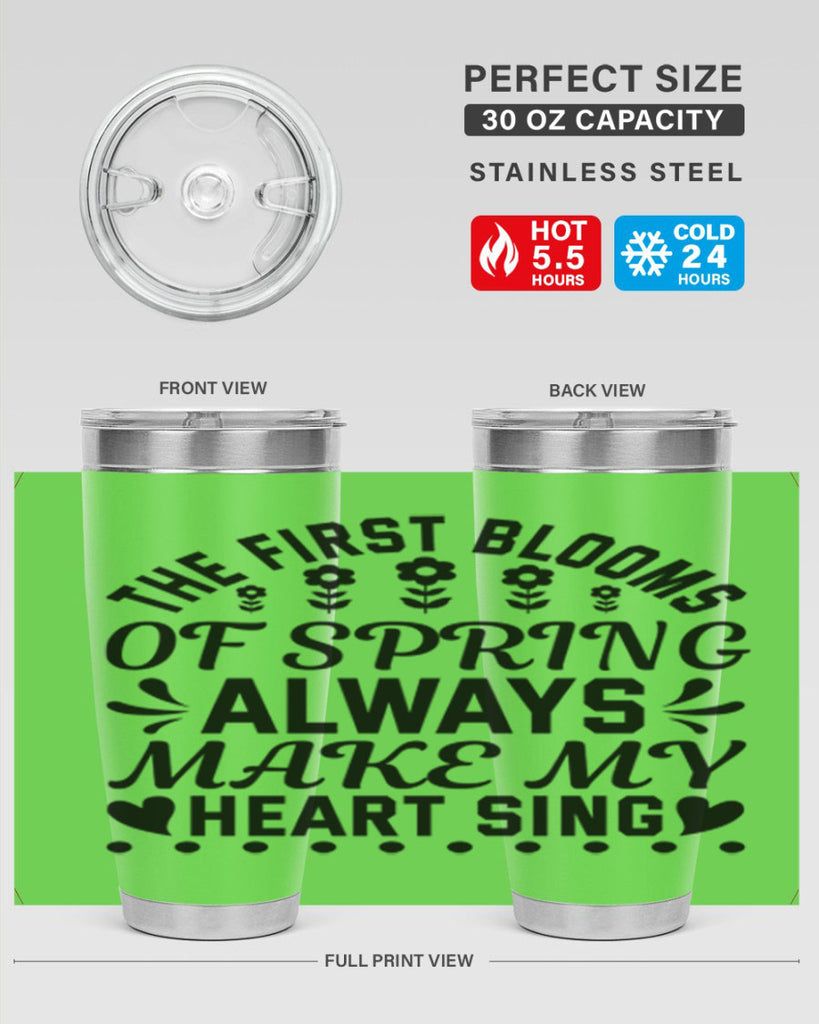 The first blooms of spring 549#- spring- Tumbler