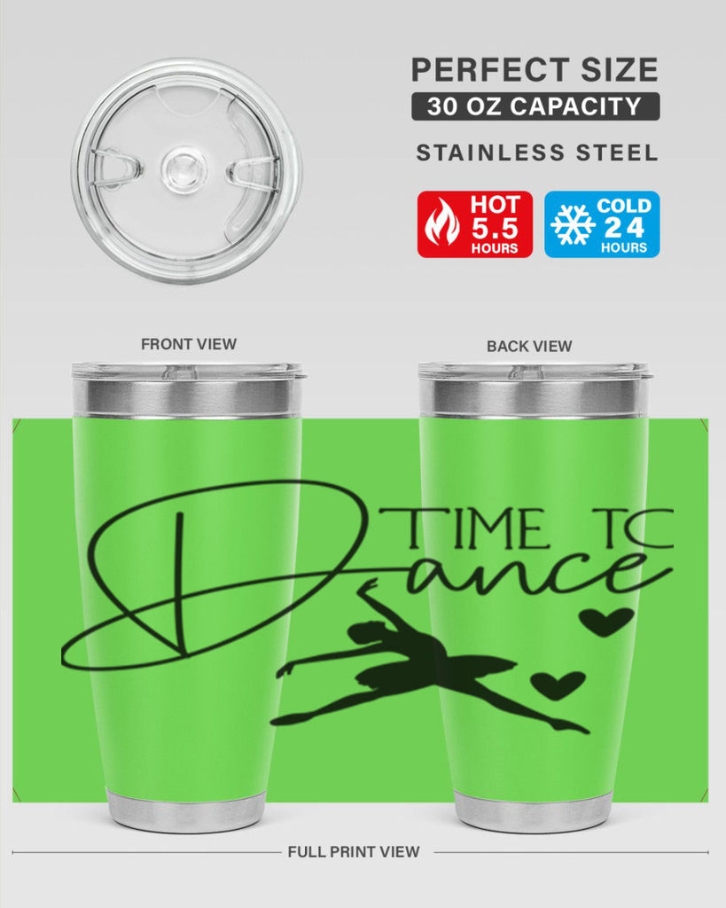 Time to Dance 85#- ballet- Tumbler