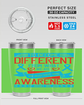 To become different from what we are we must have some awareness of what we are Style 11#- self awareness- Tumbler