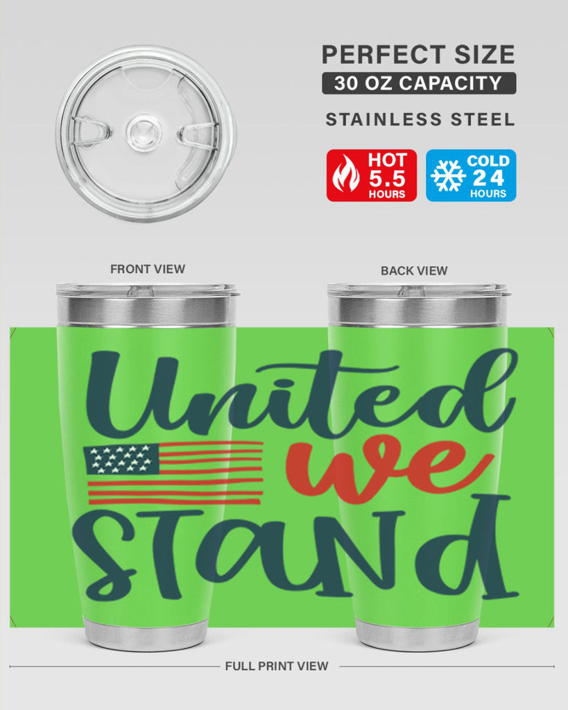 United we stand Style 9#- Fourt Of July- Tumbler