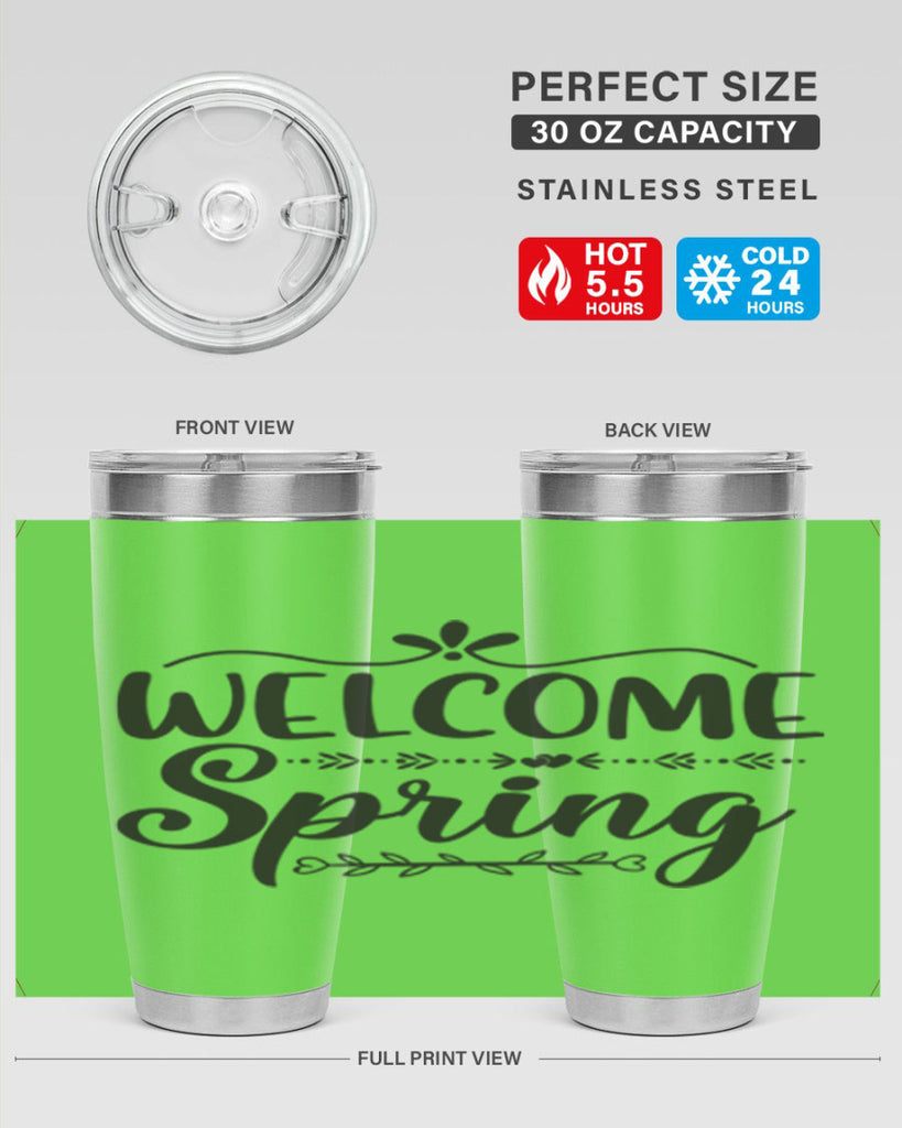 Welcome spring 576#- spring- Tumbler