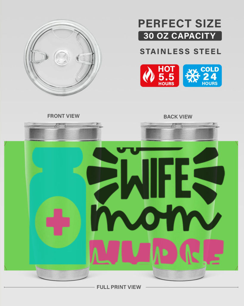 Wife Mom Nurse Style Style 10#- nurse- tumbler