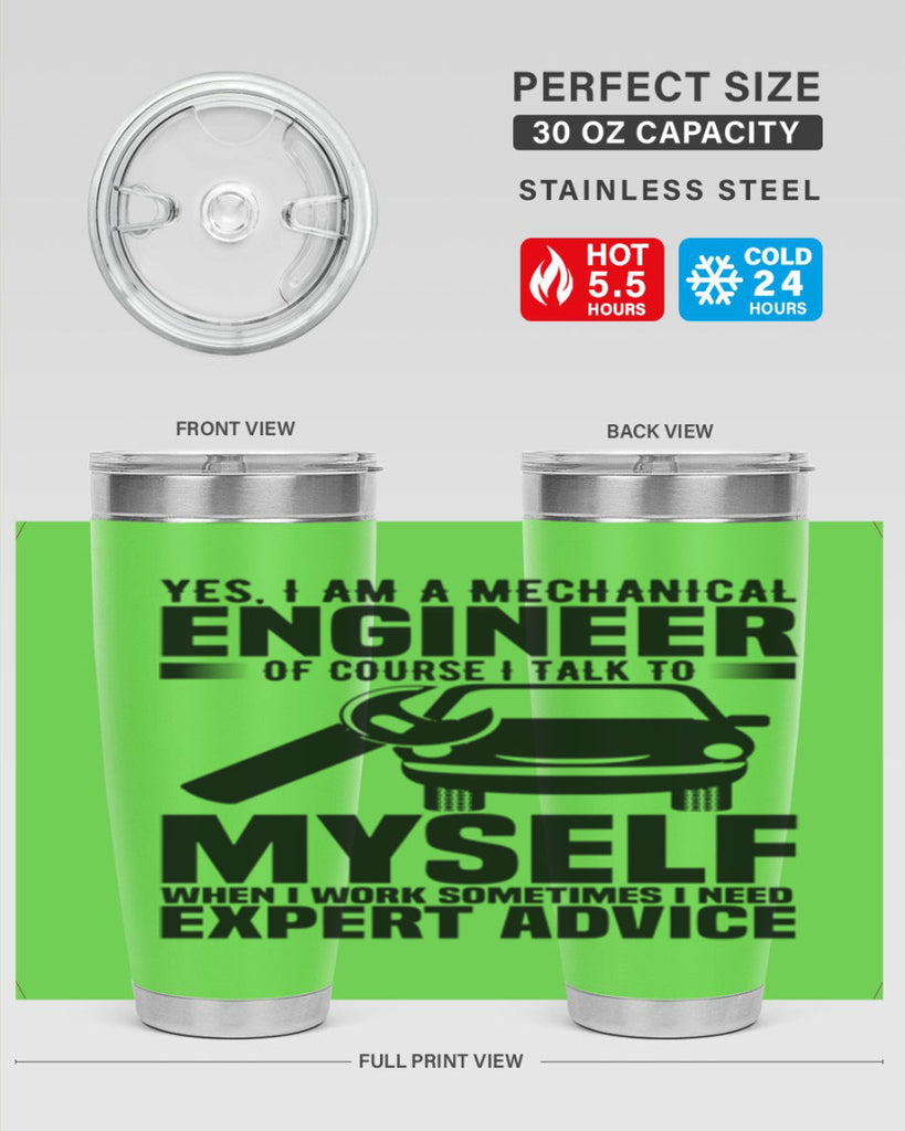 Yes I Am A Mechanical Style 1#- engineer- tumbler