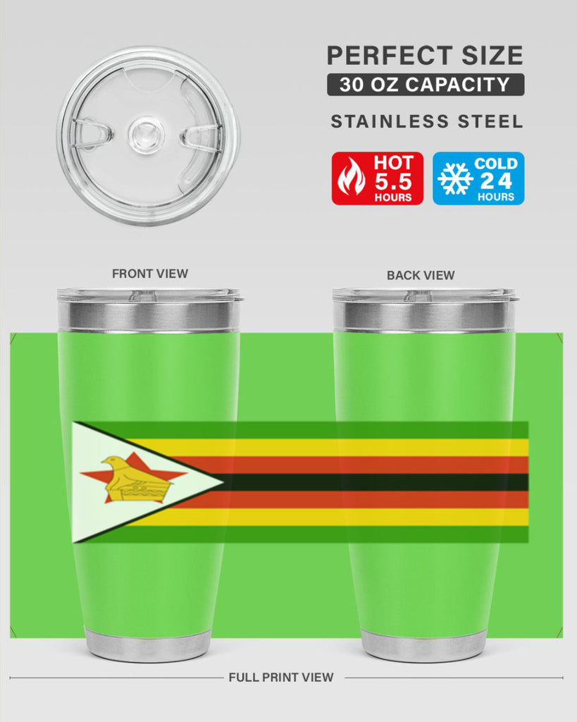Zimbabwe 1#- world flags- Tumbler