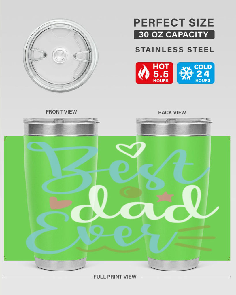 best dad ever 110#- fathers day- Tumbler