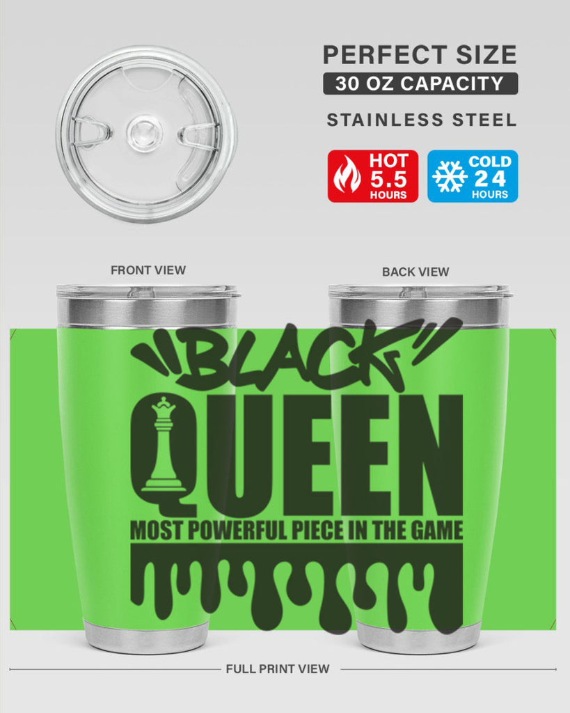 black queen 213#- black words phrases- Cotton Tank
