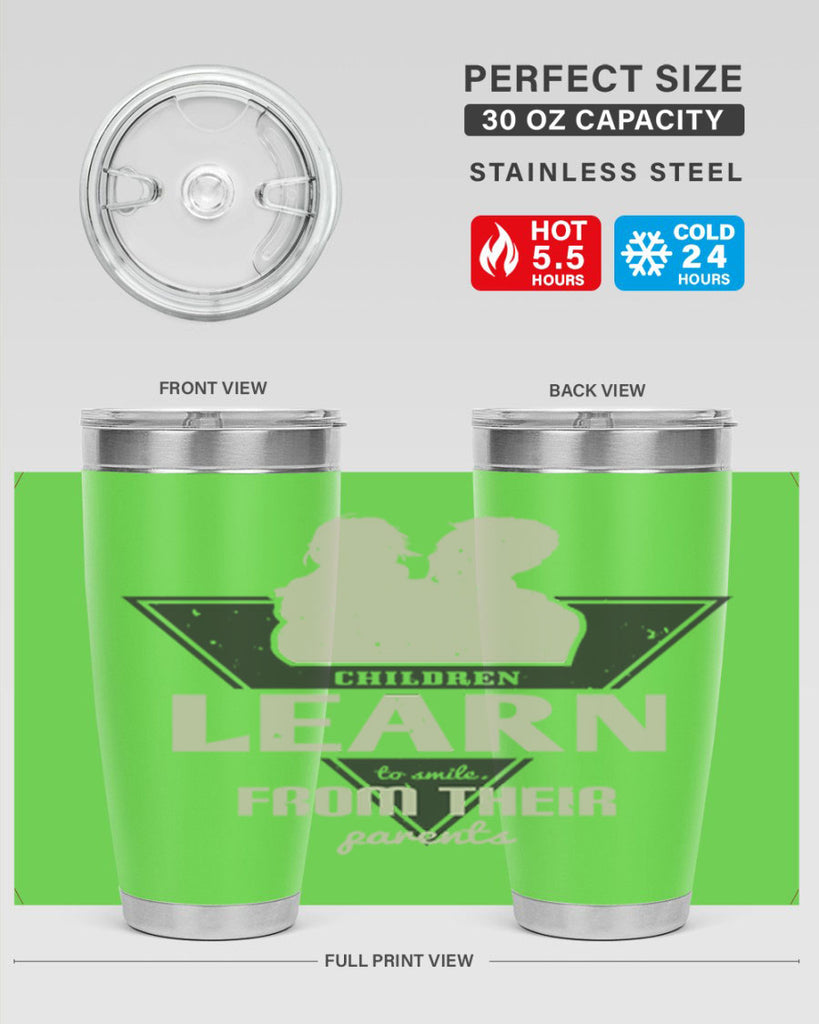 children learn to smile 250#- fathers day- Tumbler