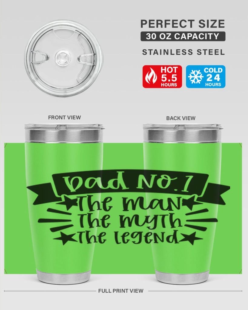 dad no the man the myth the legend 62#- fathers day- Tumbler